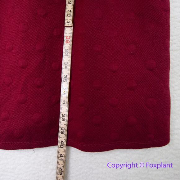 Hutch Anthropologie Red Knit Polka Dot Dress,‎ size 0X - Picture 7 of 13